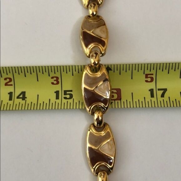 Vintage Style Enamel Necklace - Picture 6 of 6